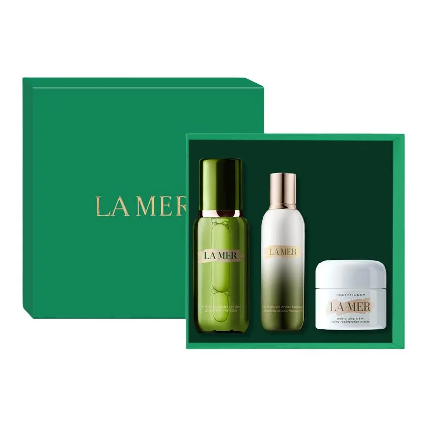 LA MER Набор для ухода за кожей Essence Lotion Essence Cream, увлажняющий бокс из трех предметов, подарок на день рождения для мамы, Essence 125ml+Essence Water 200ml+Face Cream 100ml