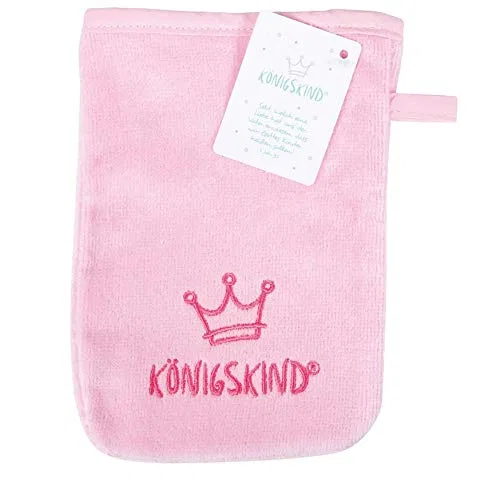 Детская рукавица для мытья Flannel King из 100% хлопка Christliche Geschenkideen, Pink — фото 2
