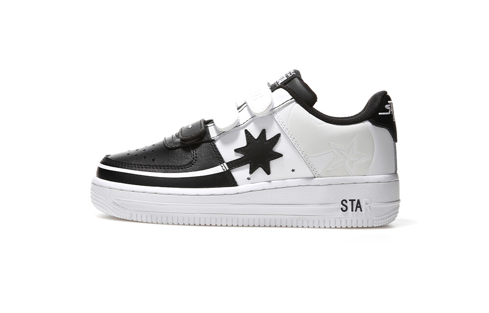 

Кроссовки starwalk soldier Skateboarding Shoes Unisex Low-top White, черный