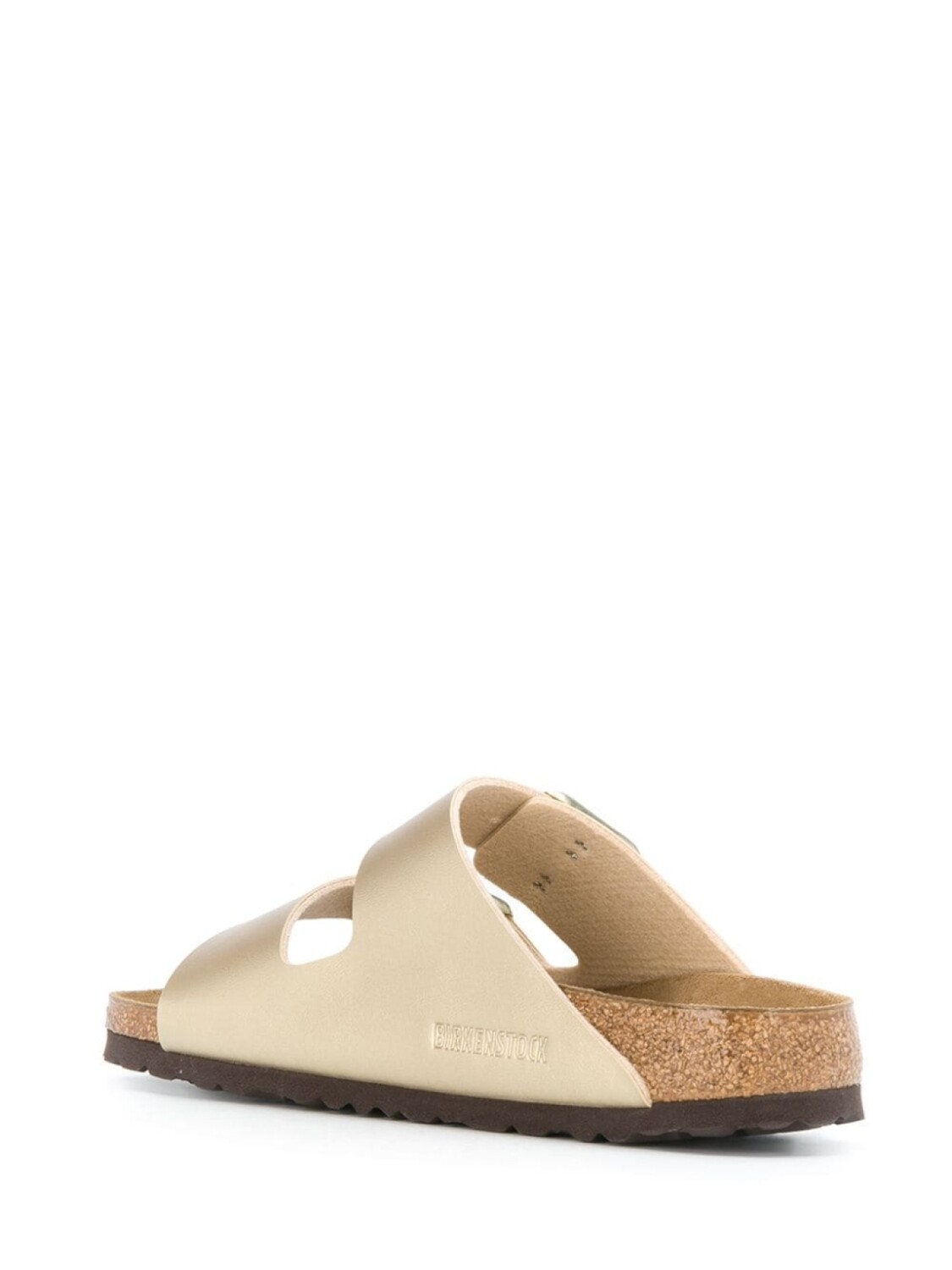 Birkenstock сандалии Arizona с пряжками, золотистый — фото 3