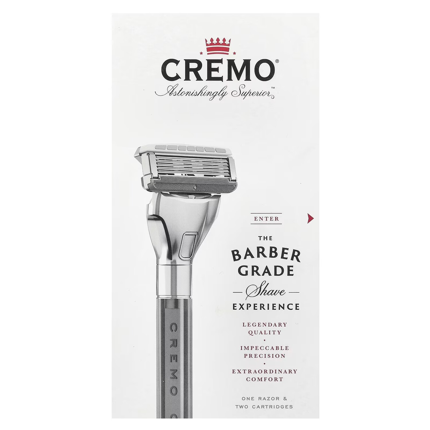 

Бритва Cremo Barber Grade с 2 сменными кассетами