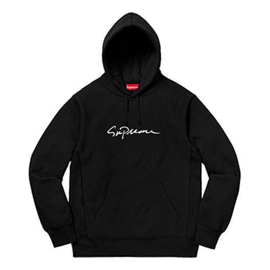 

Худи Supreme FW18 Classic Script Hooded Sweatshirt Black, черный