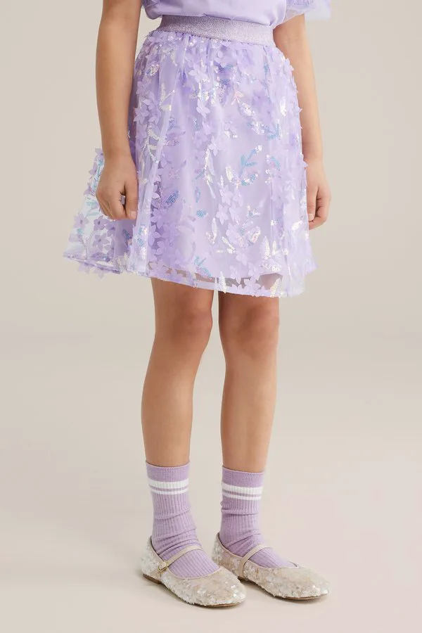 Юбка а-силуэта We Fashion, Lilac