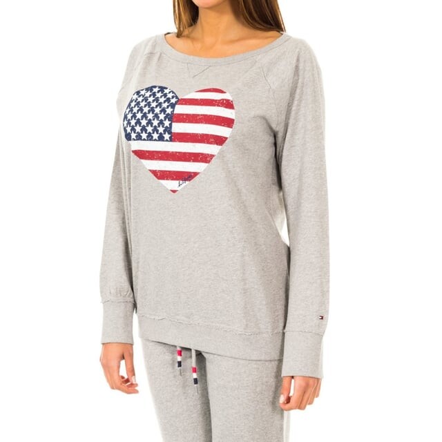 

Толстовка с длинными рукавами и круглым вырезом 1487903371 женщина Tommy Hilfiger, серый