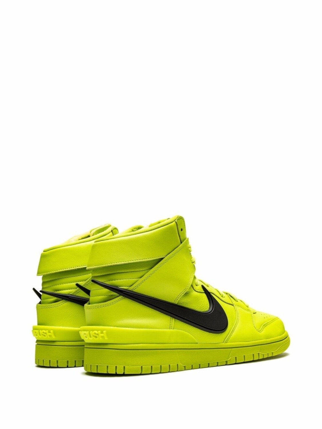 Nike кроссовки Dunk High Atomic Green из коллаборации с Ambush, зеленый — фото 3