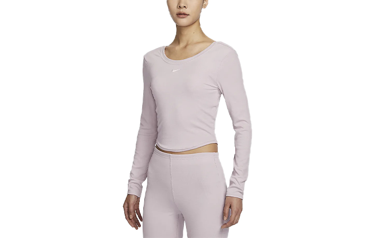 

Nike Футболка женская серая с фиолетовым, Фиолетовый, Nike Футболка женская серая с фиолетовым