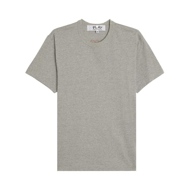 

Футболка Comme des Garçons PLAY Heart Back Emblem T-Shirt Grey, серый