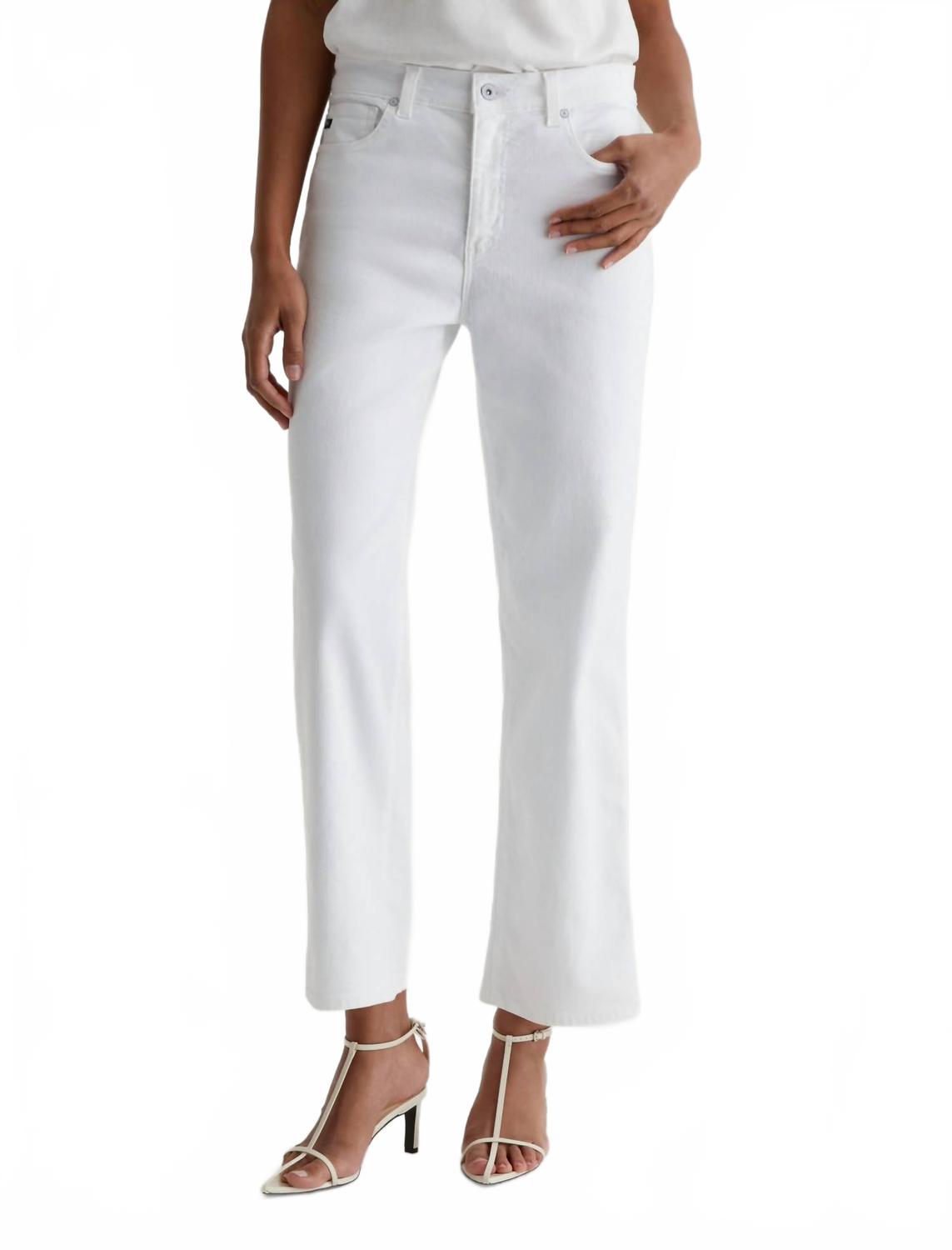 

Джинсы Brinley Crop In Gallery White AG Jeans