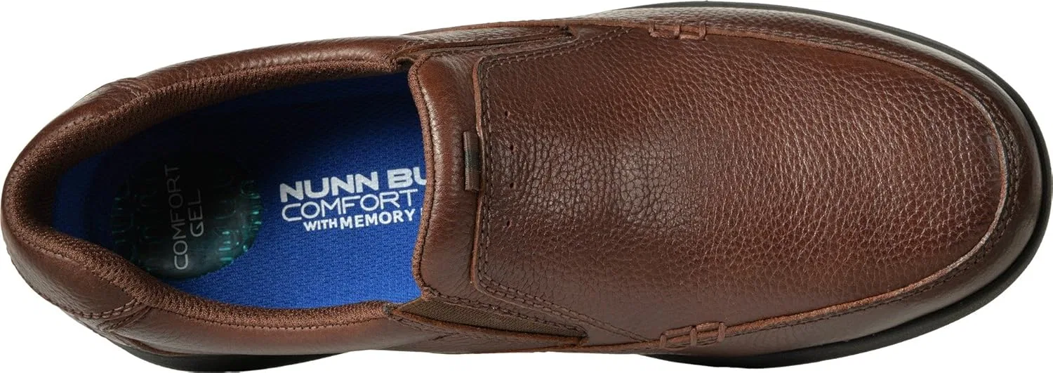 Лоферы Nunn Bush Cam Moc Toe Slip-On, коричневая кожа — фото 3