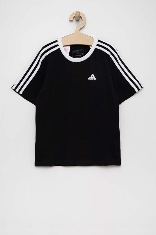 

Детская хлопковая футболка adidas G 3S BF, черный