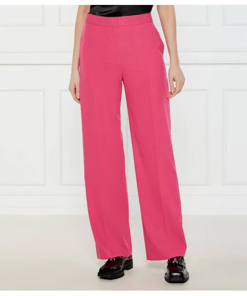 

Брюки хамбали Relaxed fit Hugo, розовый