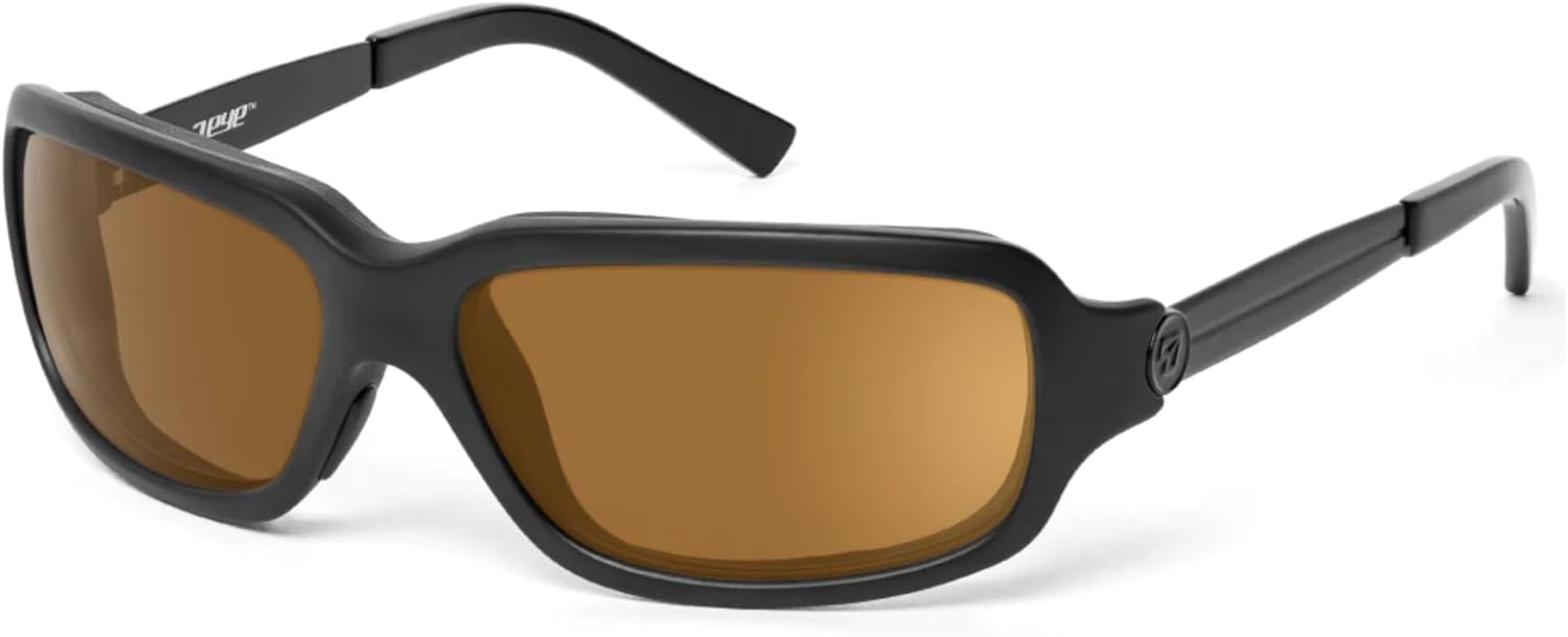 

7-глазные солнцезащитные очки Tahoe с ветрозащитной подкладкой и мягкой вставкой для использования на открытом воздухе, 100% защита от UVA + UVB излучения 7 EYE, Matte Black Frame/Sharpview Copper Lenses