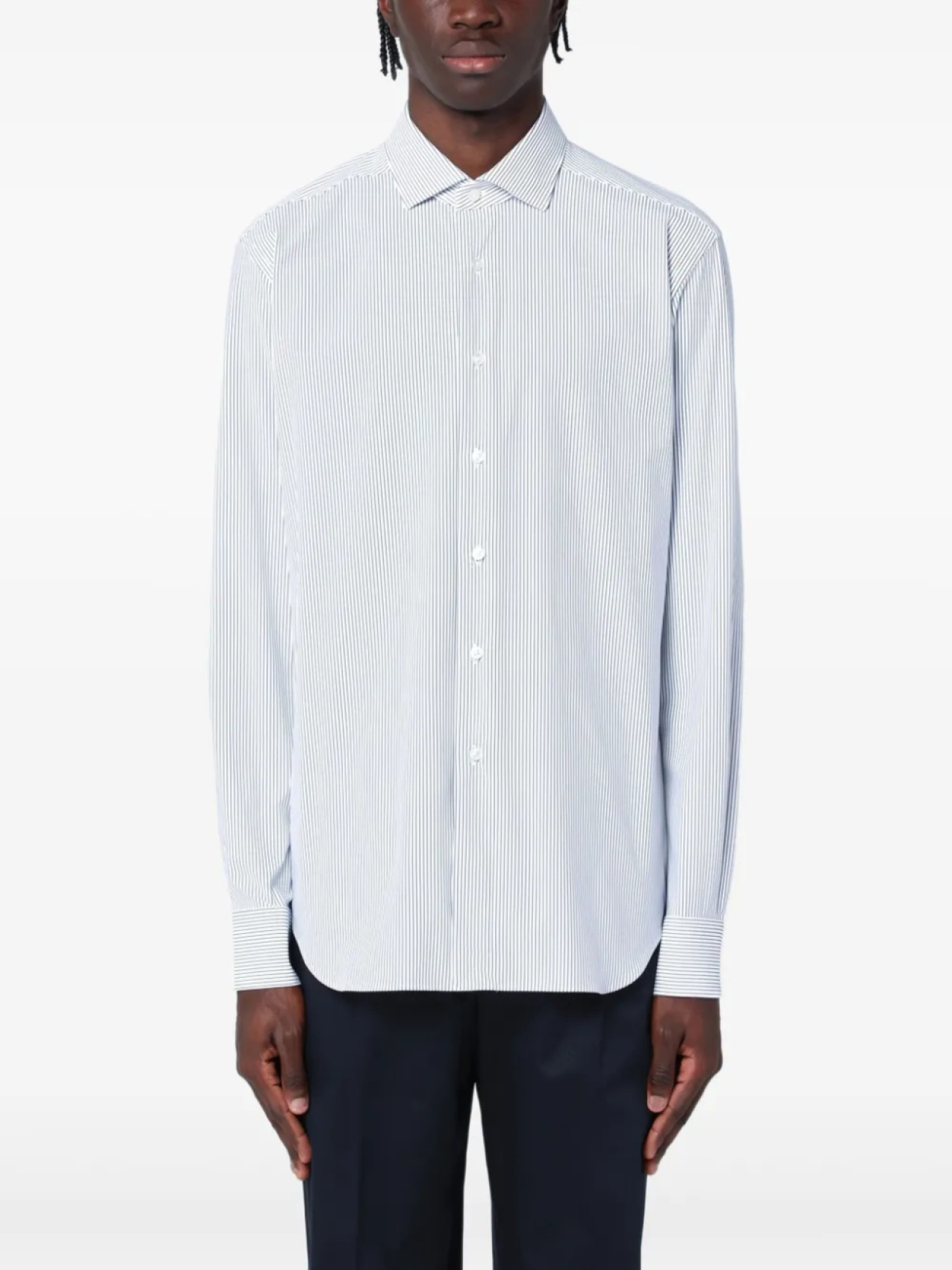 

Полосатая рубашка Xacus, белый