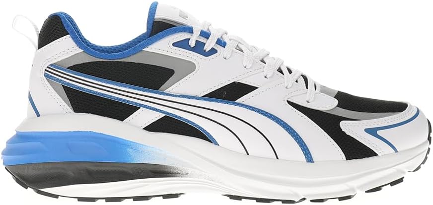 Мужские кожаные кроссовки Puma Hypnotic, белый/черный — фото 2