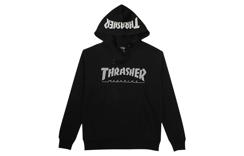 

Thrasher Толстовка японская версия унисекс черная