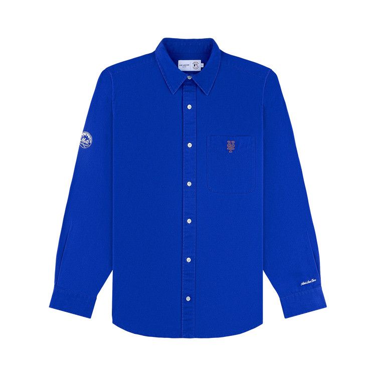 

Рубашка Aimé Leon Dore x New York Mets Leon Overshirt, Royal Blue