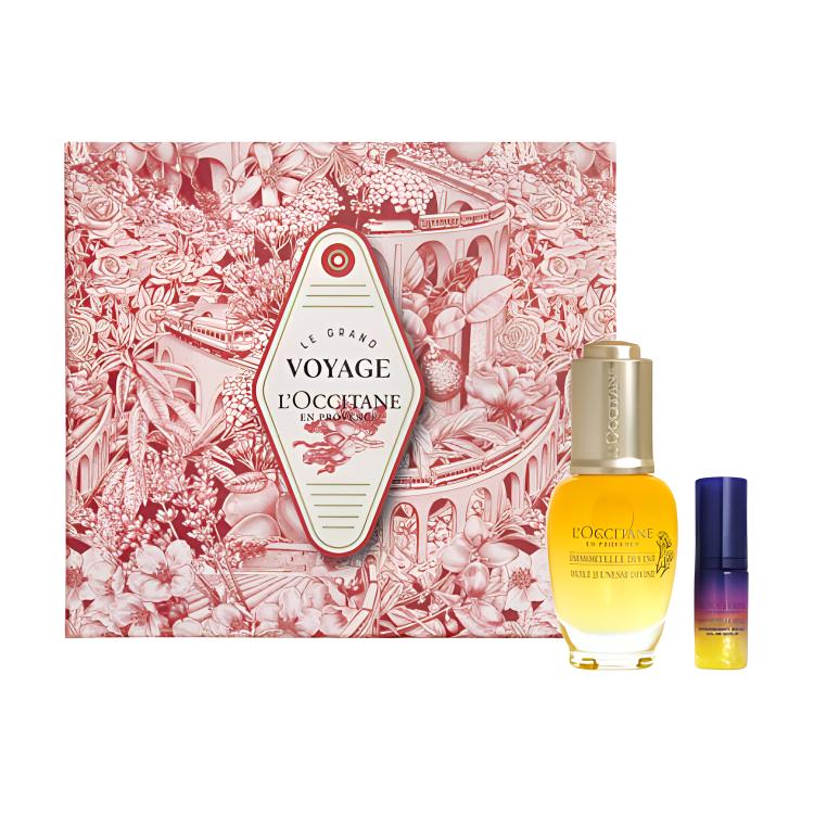 

L'OCCITANE Strawflower Youth Miracle Oil набор для ухода за кожей увлажняющий и питающий 5мл+30мл LOCCITANE, StrawSacкрасный Serums Oil 30ml+StrawRepairing Serums 5ml