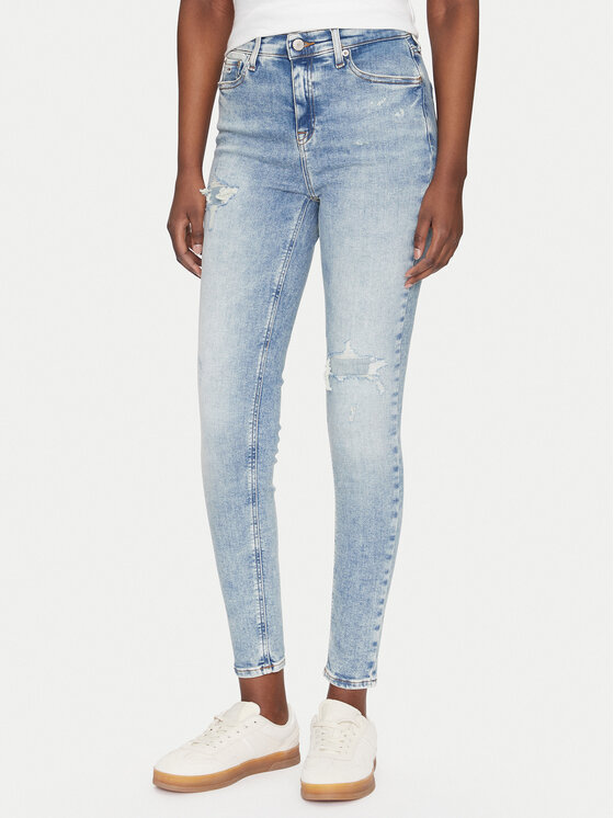 

Обтягивающие джинсы Nora DW0DW20024 Tommy Jeans, синий