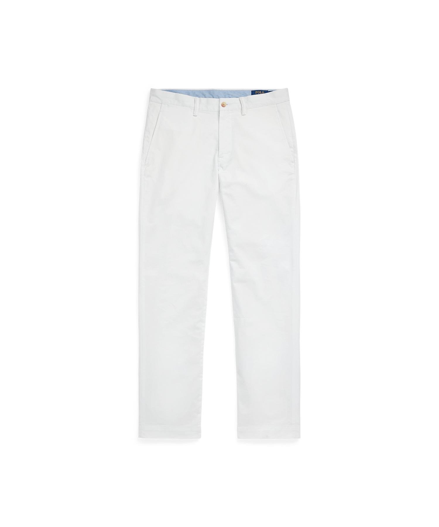 Эластичные брюки-чиносы прямого кроя из выстиранной ткани. Polo Ralph Lauren, 100 White — фото 2