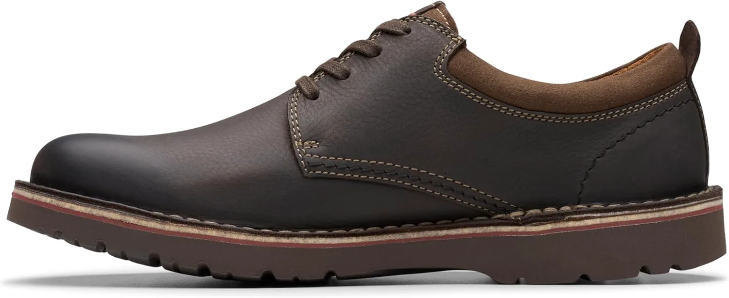 Мужские низкие оксфорды Clarks Eastridge, темно-коричневый — фото 4