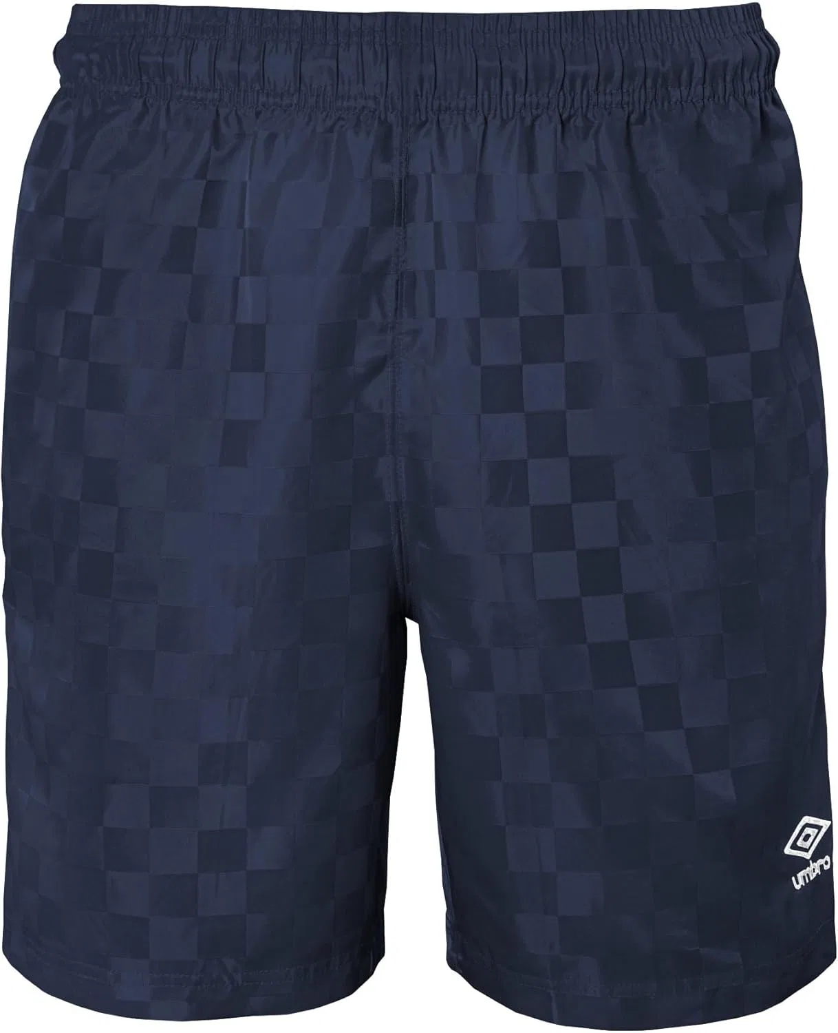 Детские шорты Umbro в клетку, темно-синий/белый