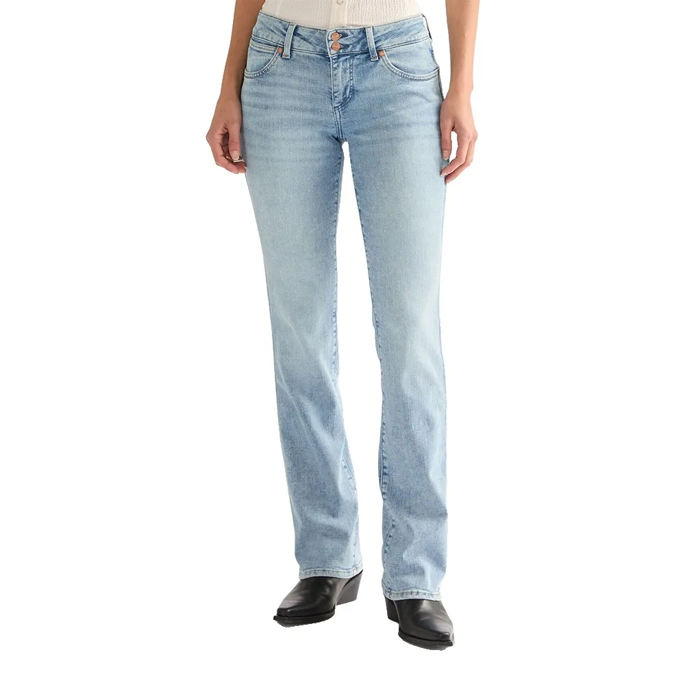 

Джинсы Wrangler с низкой посадкой и расклешенными штанинами, синий