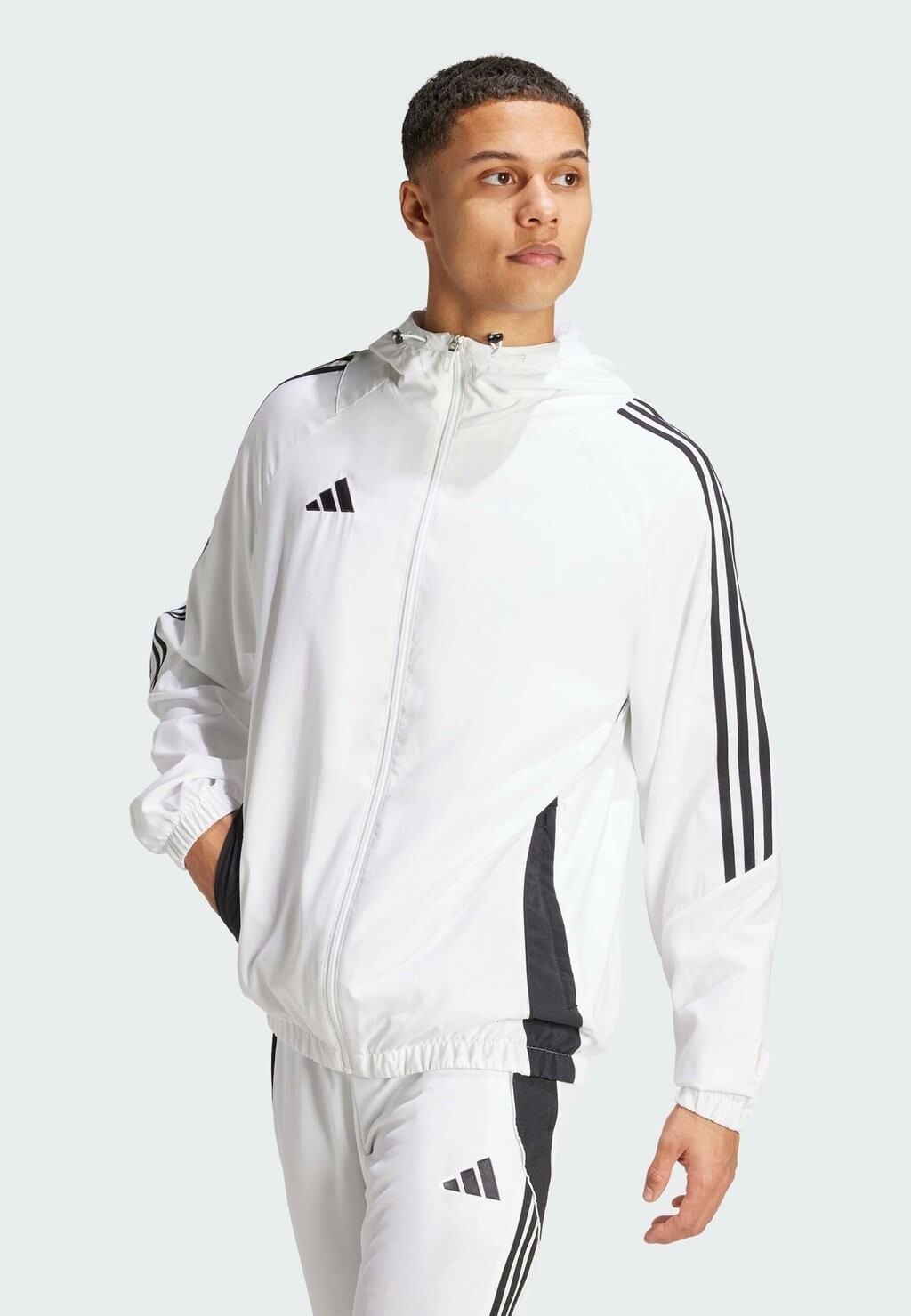 Спортивная куртка Tiro24 adidas Performance, weissschwarz — фото 2