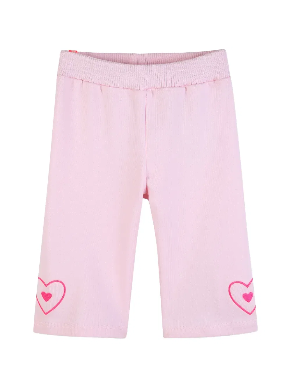 Брюки с вышивкой в виде сердечек Billieblush, розовый