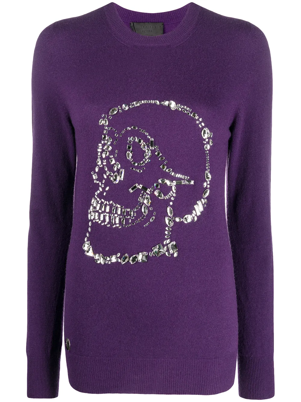 

Декорированный джемпер Look At Me Philipp Plein, фиолетовый