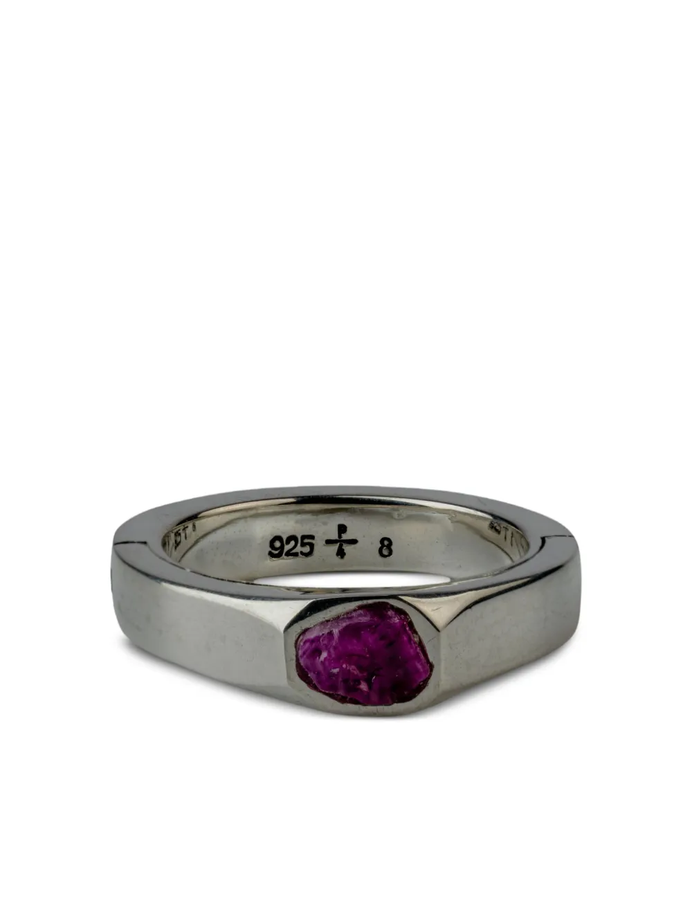 

Серебряное кольцо с рубином Parts Of Four, серебристый