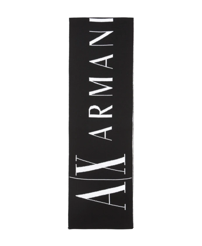 

Шарф Iconic R Armani Exchange, черный