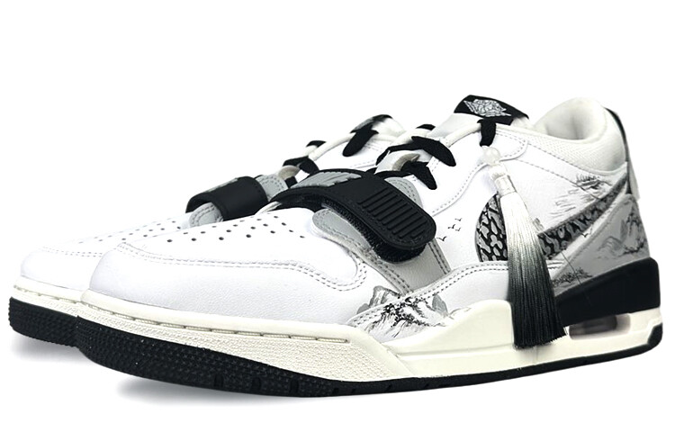 Кроссовки Jordan Legacy 312 Vintage Basketball Shoes Men Mid-top White, белый — фото 3
