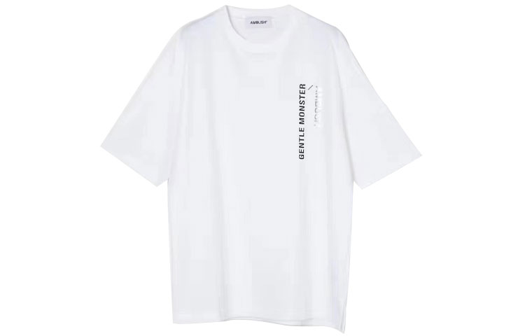 

Gentle Monster X Футболка унисекс белая AMBUSH