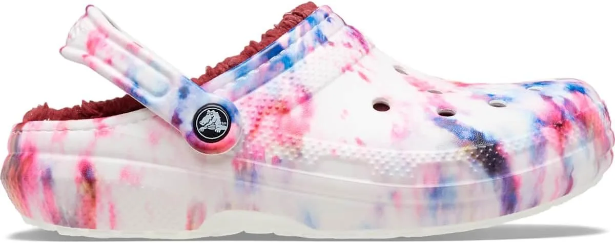 Сабо Crocs Classic Lined Tie-Dye, мультиколор — фото 2