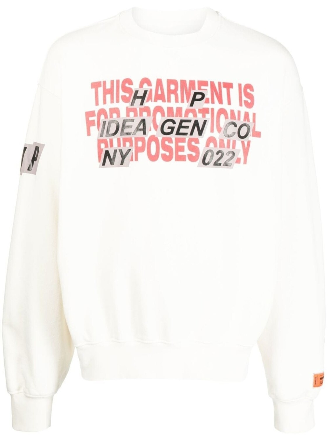 

Heron Preston толстовка с надписью, белый