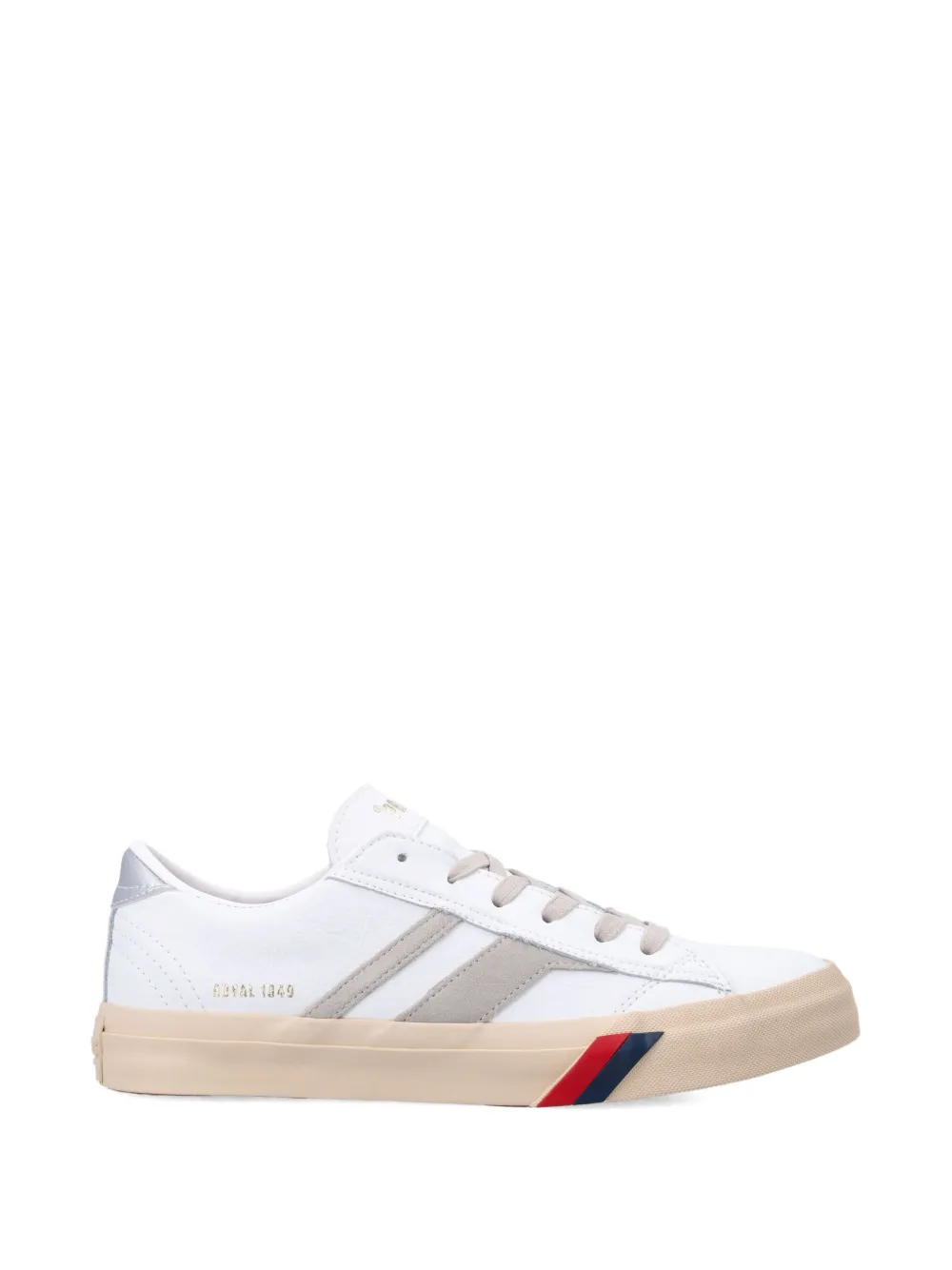 

Кожаные кроссовки с полосатыми деталями Pro-Keds, белый