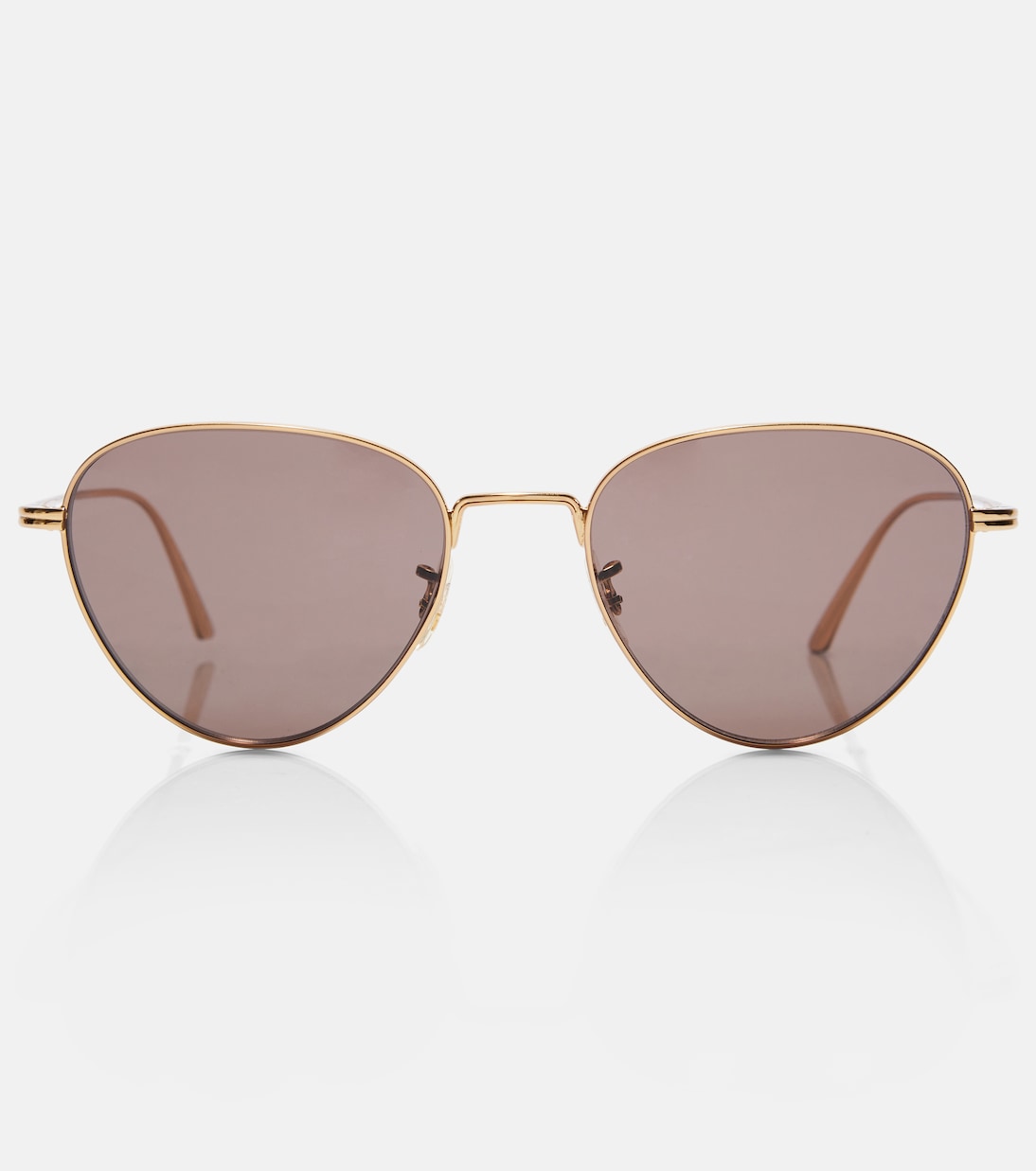 

Авиатор Oliver Peoples Khaite, Gold/Brown