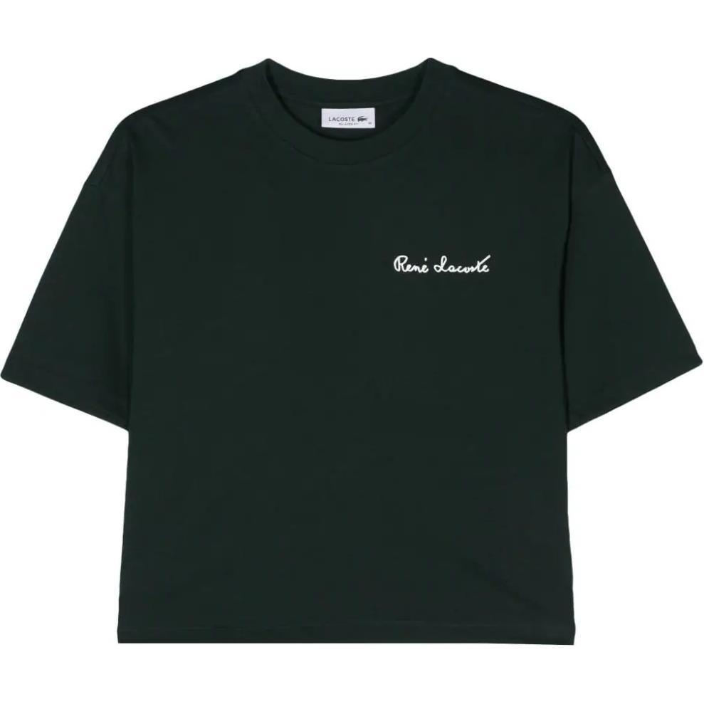 

Футболка из хлопка с нашивкой-логотипом LACOSTE, зеленый