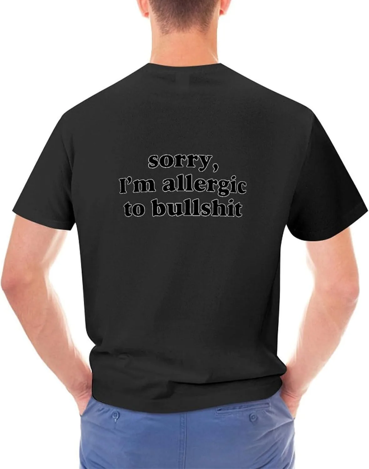 Generic Футболка Funny Funny Saying Rude Sarcastic Sarcasm Black, винтажная, мягкая, дышащая, модная