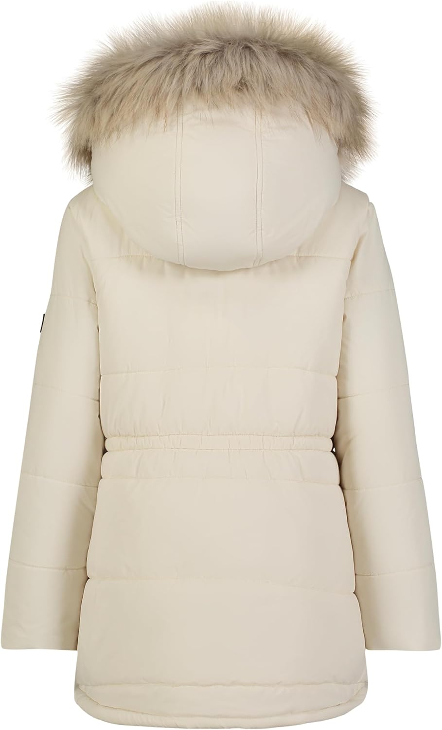 Длинная куртка Tommy Hilfiger для девочек с подкладкой из флиса, Anorak White — фото 3