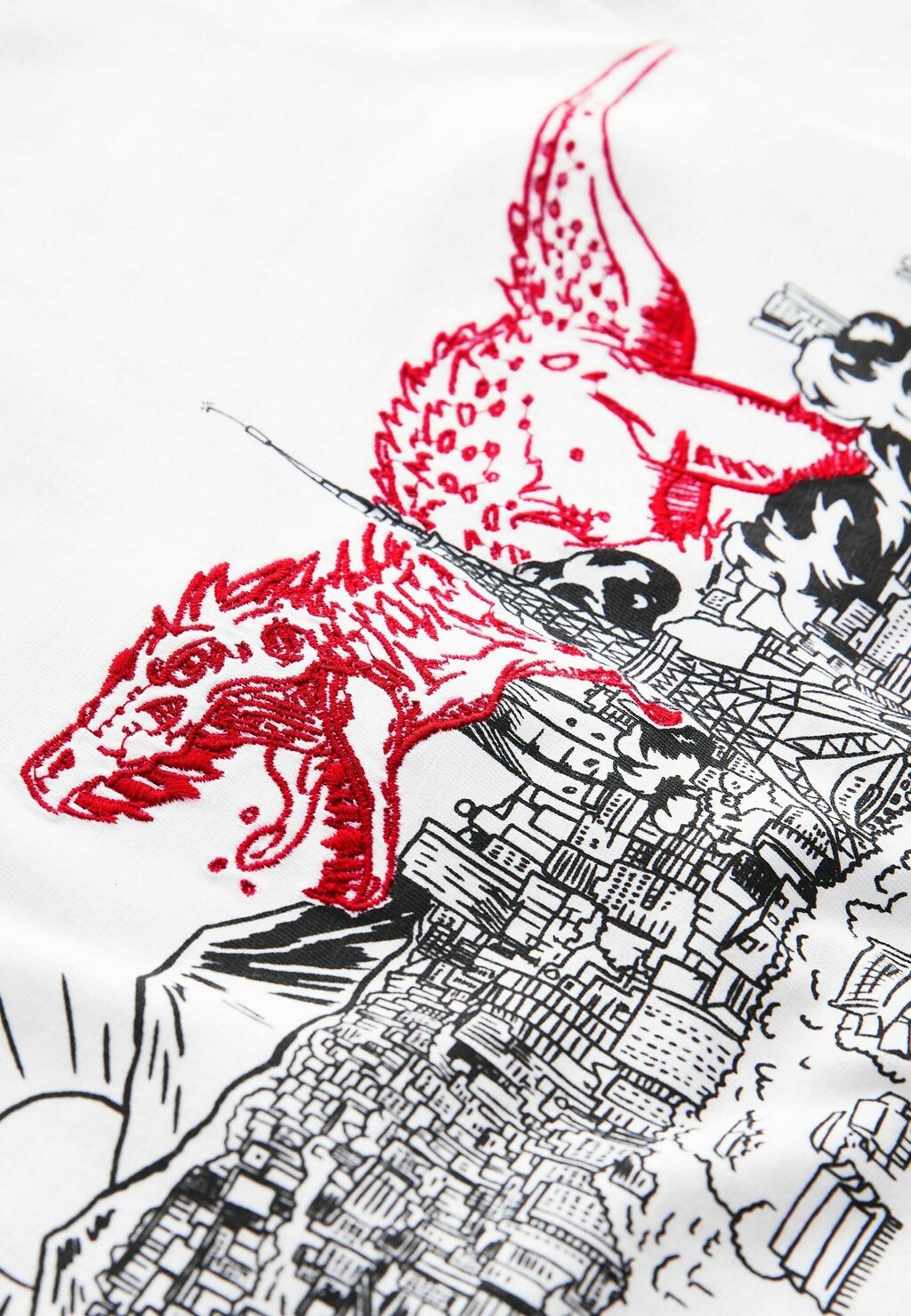 

Футболка RELAXED FIT SHORT SLEEVE GRAPHIC STANDARD Next, белый