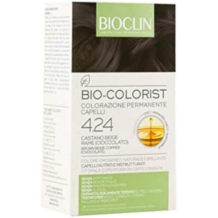 

BIOCLIN Bio Colorist Перманентная краска 4.24 Бежевый Медно-Коричневый