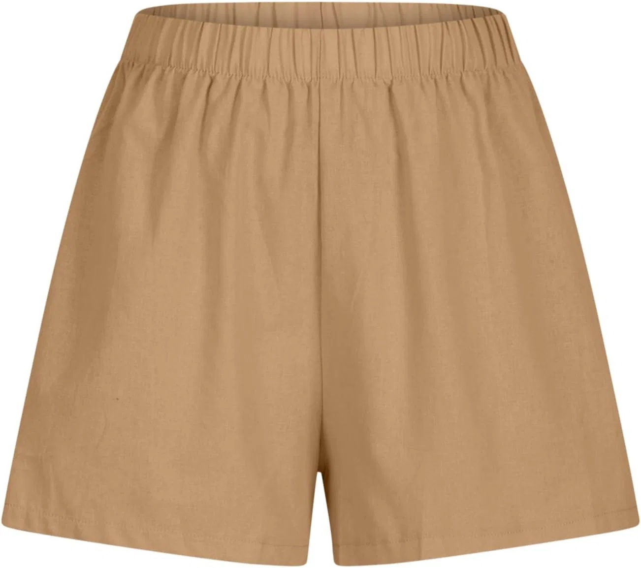 Шорты женские высокие, Linen, цвет A02_khaki — фото 3