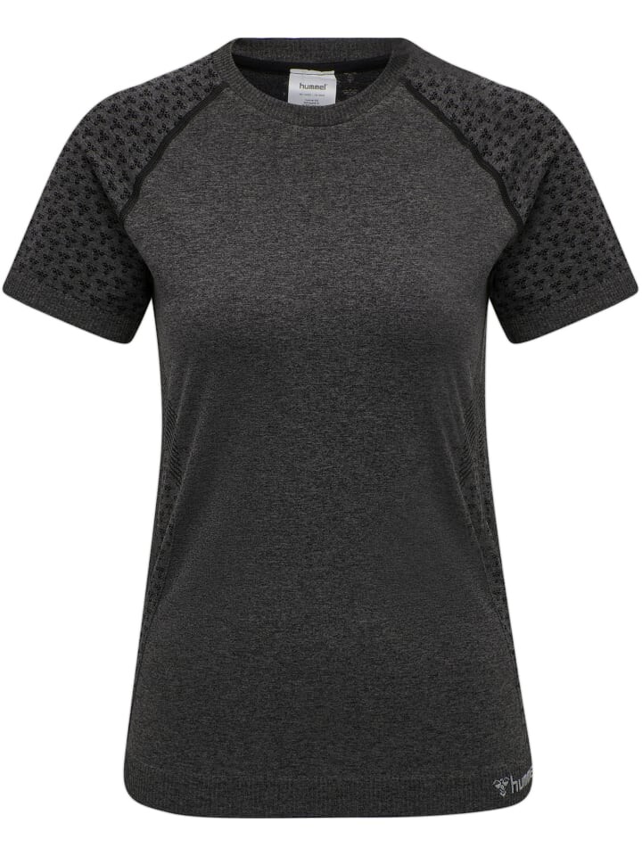

Спортивная футболка Hummel S/S Raglanärmel Hmlci Yoga Damen, цвет black melange