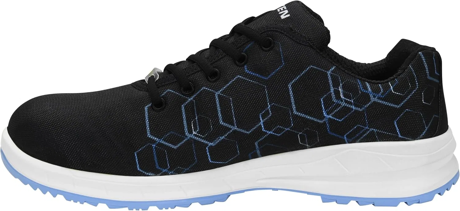 Защитные ботинки ELTEN Marty XXSports Low ESD S3, женские и мужские, текстильные, со стальным защитным носком, легкие, спортивные, Black — фото 3