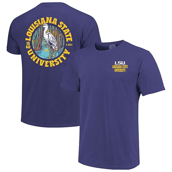 

Мужская фиолетовая футболка lsu tigers comfort colors с толстой подкладкой Image One