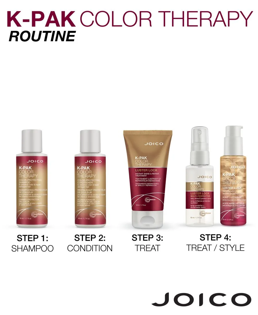 Joico K-PAK Color Therapy Luster Lock Instant Shine & Repair Treatment, 1.7 унции — фото 4