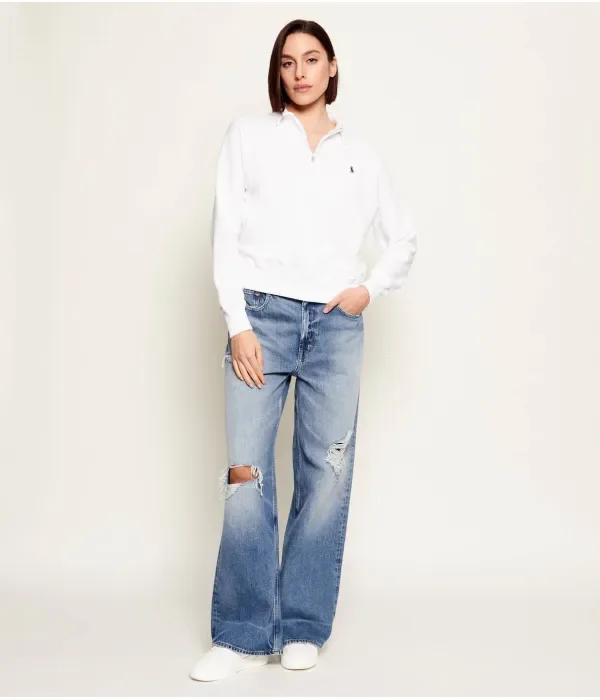 Толстовка relaxed fit Polo Ralph Lauren, белый — фото 2