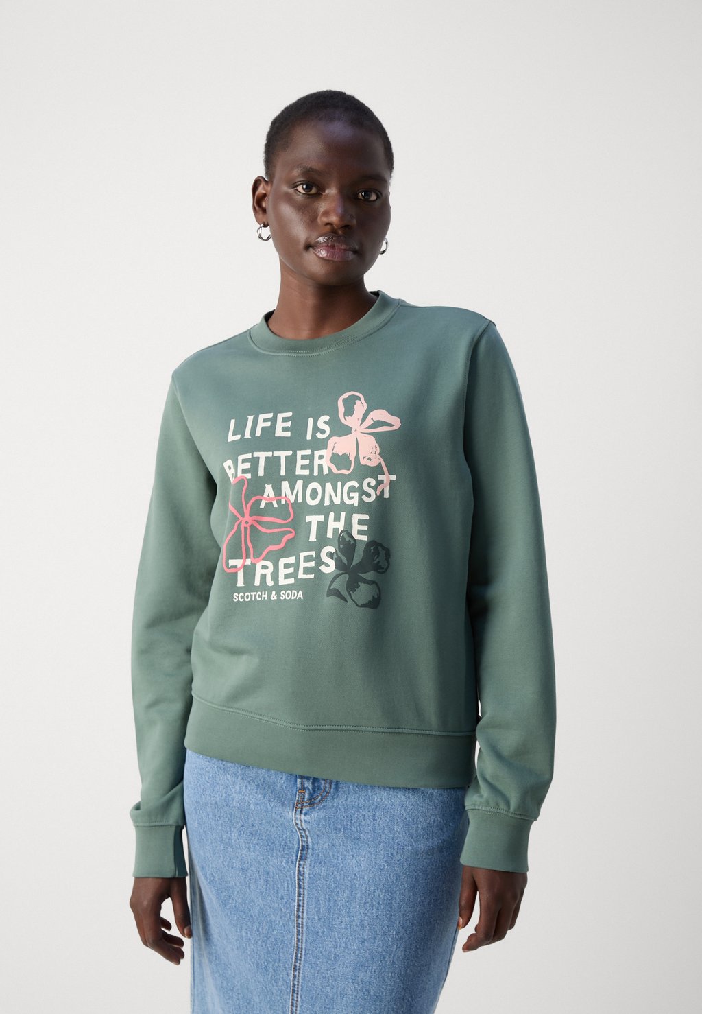 

Толстовка ARTWORK REGULAR FIT Scotch & Soda, зеленый