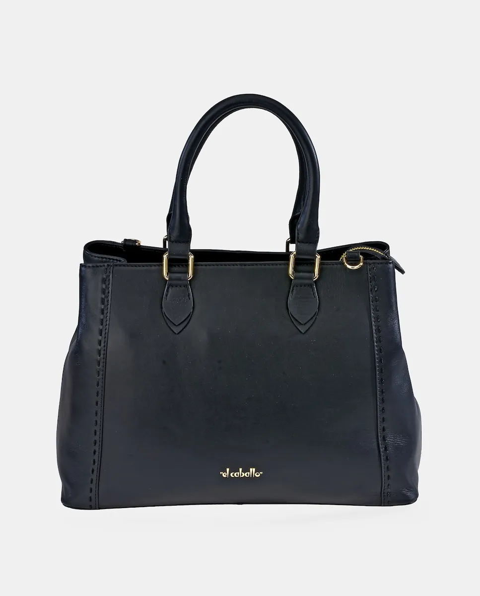 

Сумка Carryall выполненная из кожи наппа El Caballo, черный